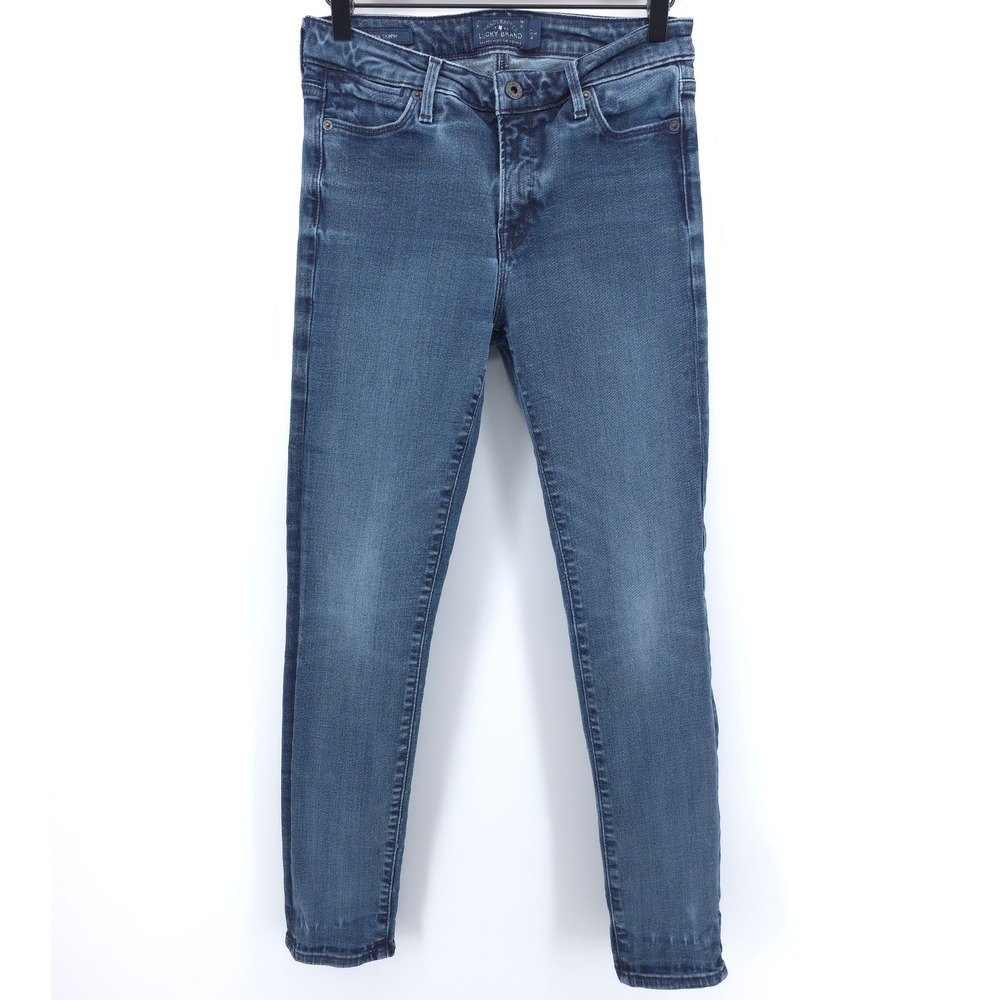 Lucky‎ Brand Women Jeans Hayden Skinny 4/27 Blue Dark Wash Denim Stretch